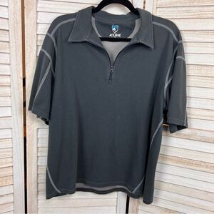 Kuhl 1/4 Golf Polo Shirt Large